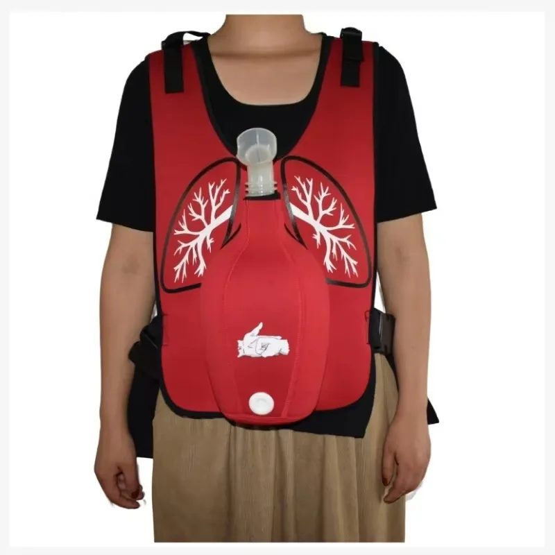 Wearable Anti Choking Obstruction Trainer Vest Heimlich Practice Training Model Adult/child Tracheal Obstruction Vest for Teach