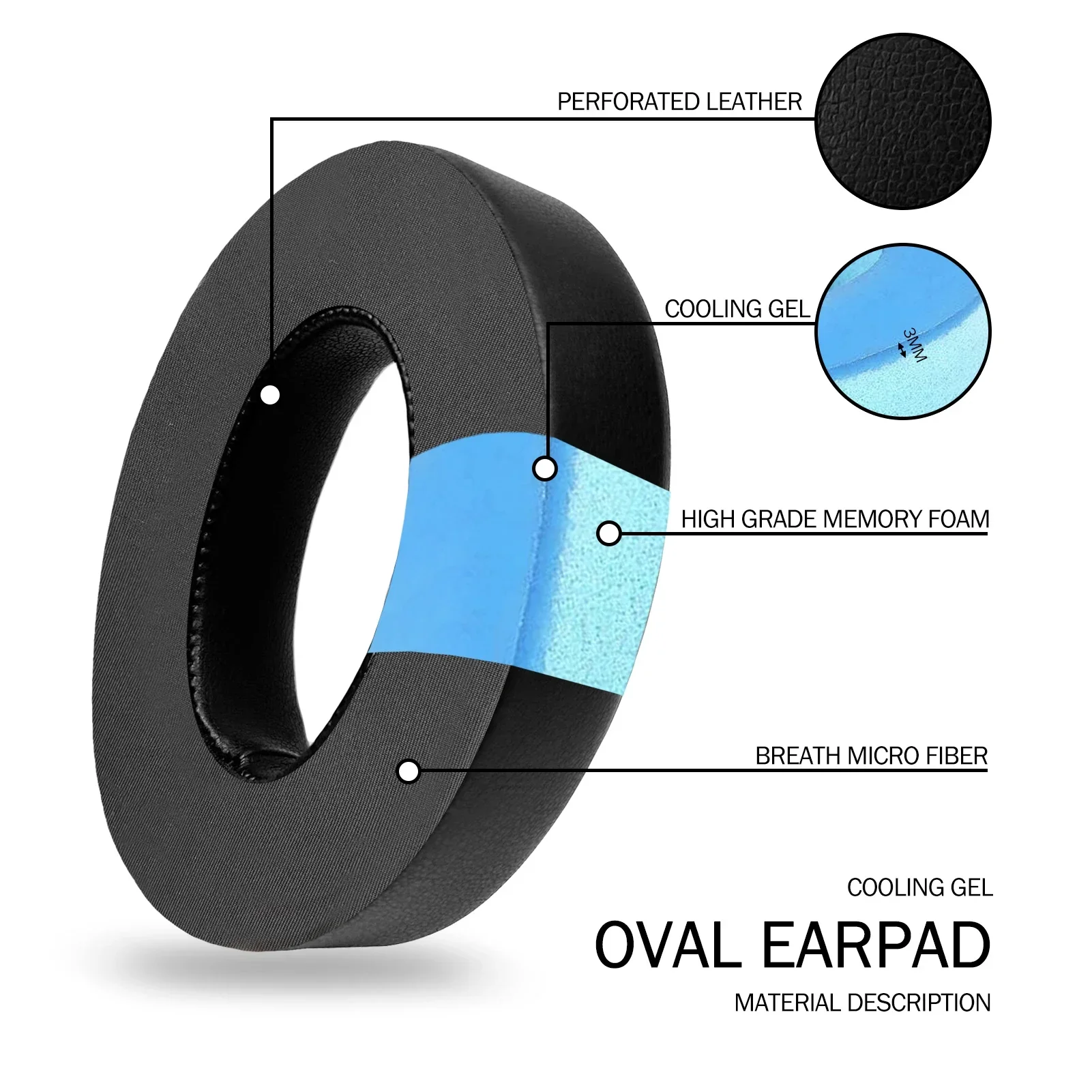 Almofadas de substituição para fones de ouvido bose nc700 nc 700, gel de resfriamento, almofada de ouvido, manga protetora, faixa de cabeça
