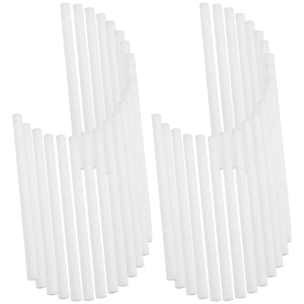 40Pcs Essential Oil Diffuser Sticks Fiber Humidifier Filter Replacement Long Diffusing Stick High Durability Non Deformable