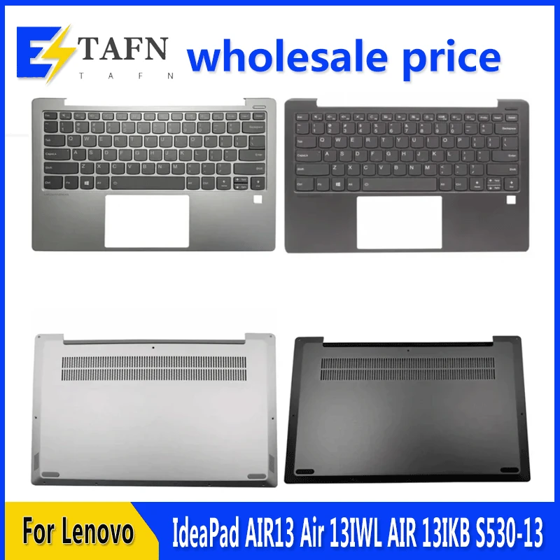 

New For Lenovo IdeaPad AIR13 Air 13IWL AIR 13IKB S530-13 IWL Laptop Upper Palmrest Bottom Base Case Keyboard Hinges Cover