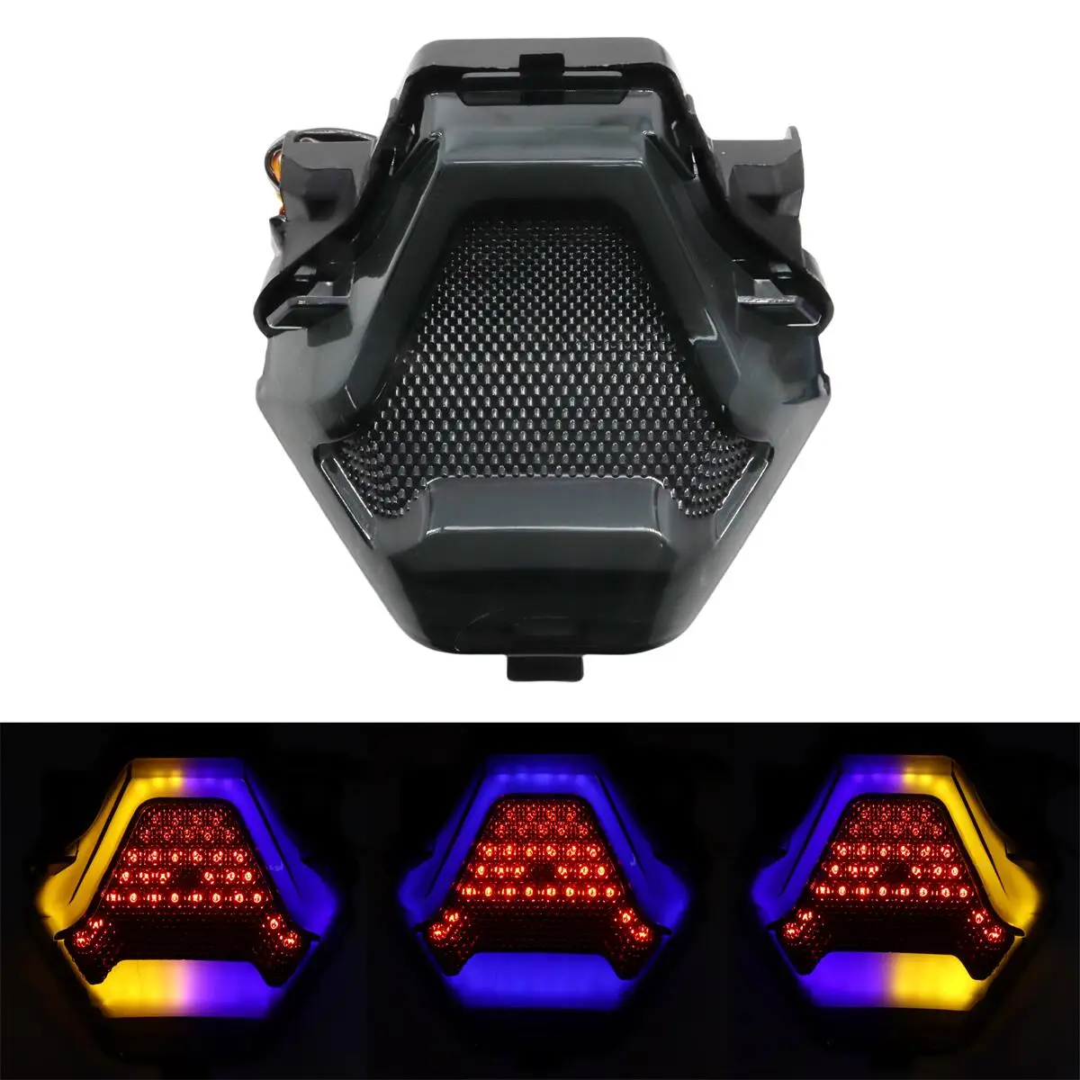 

Motorcycle LED Taillight Moto Brake Tail Light rear turn signal Indicator Lamp for Yamaha MT07 FZ07 2013-2017 R3 R25 2013-2020