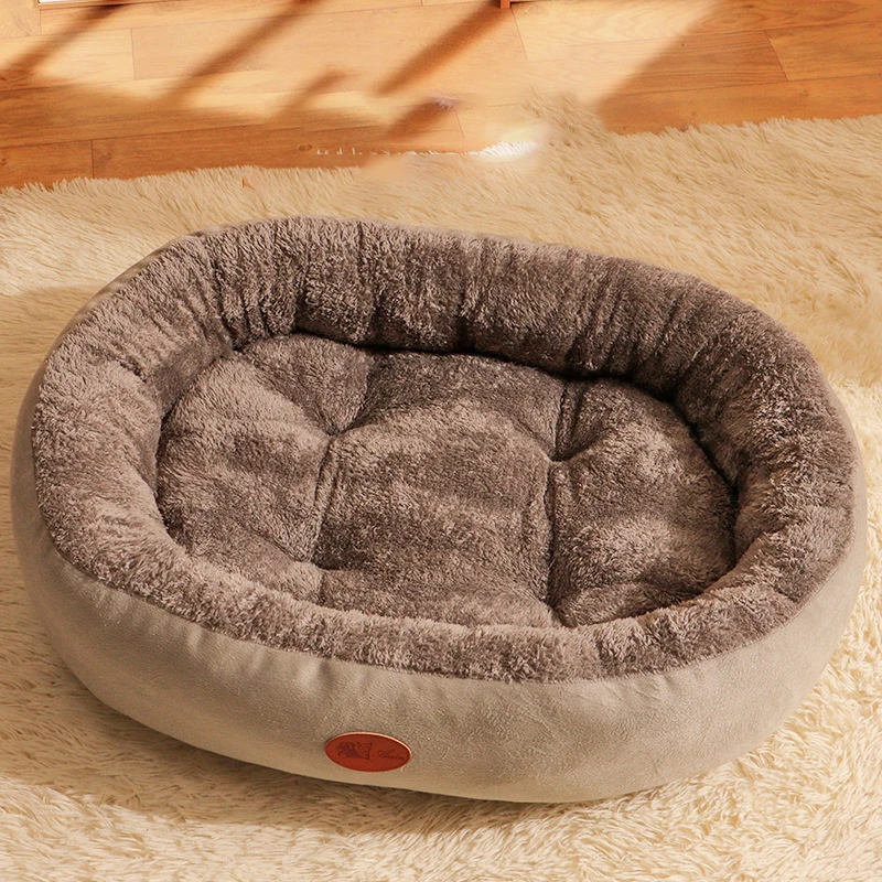 Dog Cat Bed Super Soft Pet Winter Warm Cat Nesk Cushion Large Medium Small Dog Sofa Bed Pet Kennel Home Products Accessories