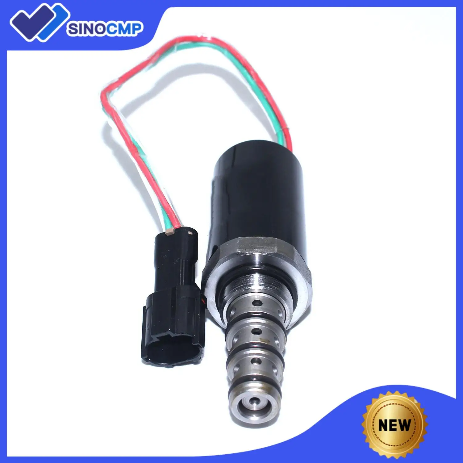 12V Solenoid Valve KWE5K-20/G12D13 Fits for LiuGong CLG906, CLG907CLG, 908 Excavator Replacement