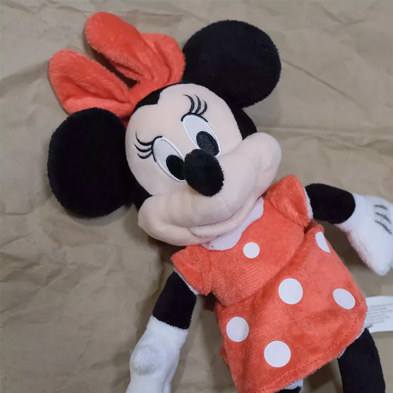 Kawaii Disney Mickey Minnie Mouse Action Figure Toys Anime Mickey Minnie Soft Dolls Desktop Cute Ornaments Gifts For Kids Girls