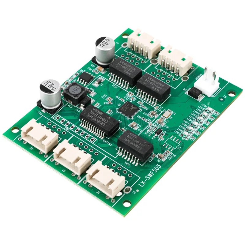 وحدة تبديل 5 منافذ PCBA XH2.54 منفذ شبكة روبوت تحت الماء جهاز نقل لاسلكي مخصص