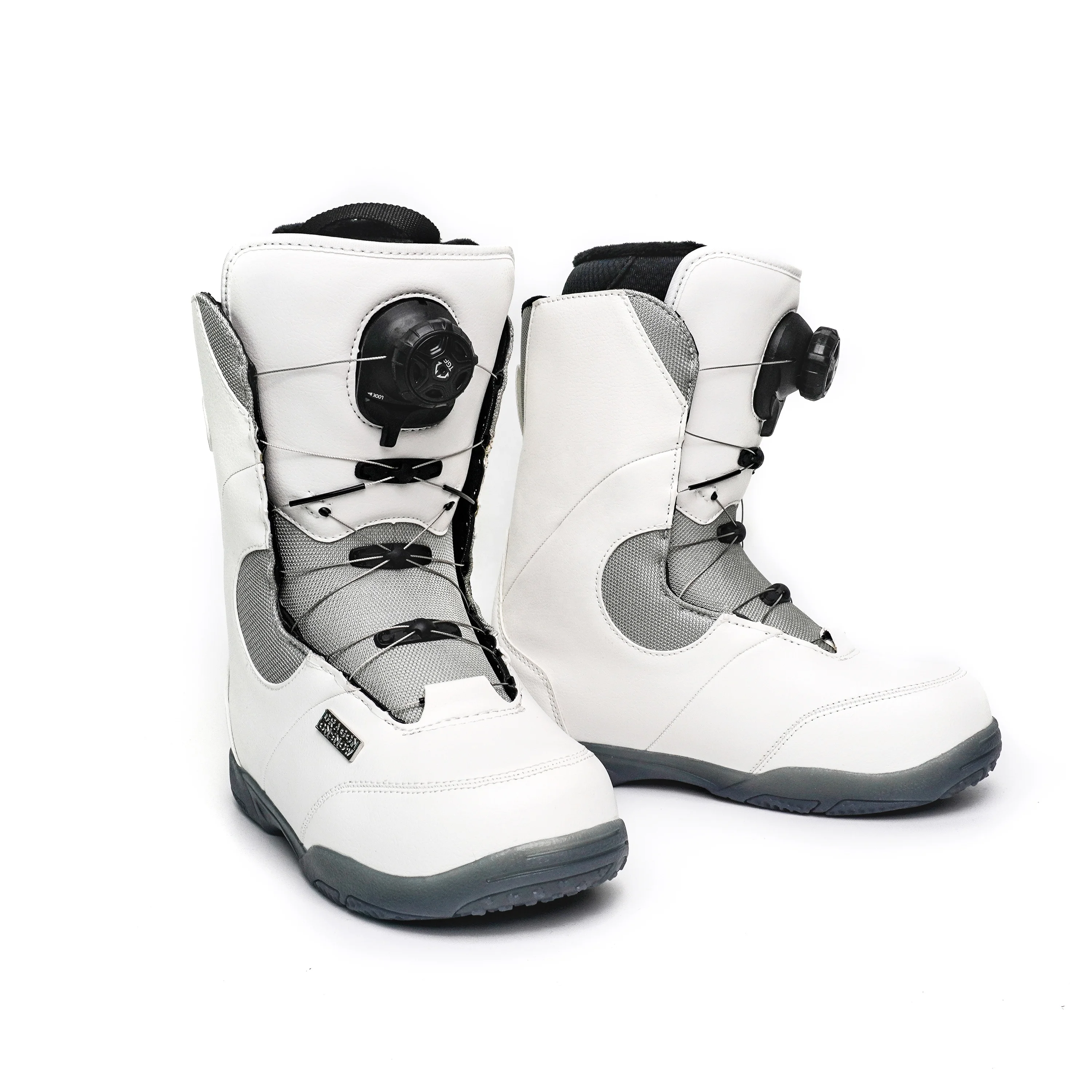 Adult Snowboarding Shoes Snow  Back Entry Strap Ski Shoes Men Women Warm Snowboard Boots