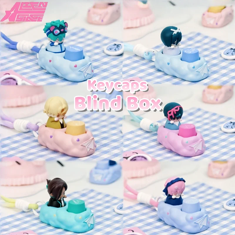 

Колпачки для клавиш Alien Stage 2nd Blind Box Бесплатная сценическая серия Симпатичные мини-фигурки аниме Аксессуары Коллекционная игрушка Kawaii Подарок Мерч Декор