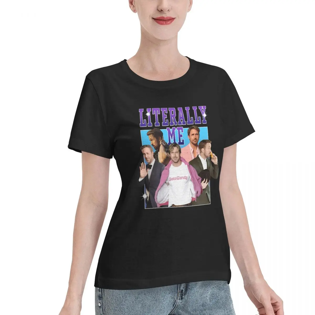 Cozy Loungewear Ryan Gosling Is Literally Me Women's T-shirt Fairycore Korean Fashion Top