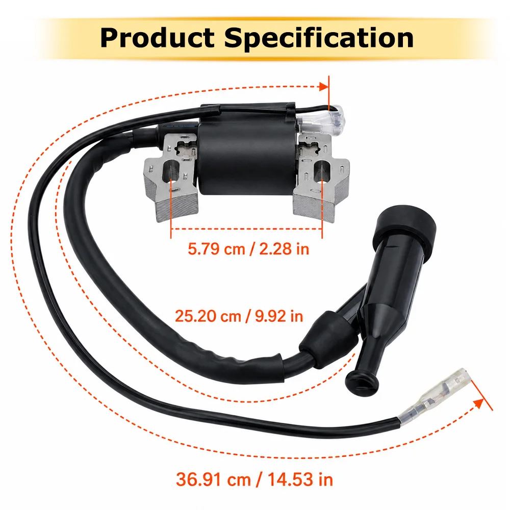 30500-Z0T-003 30500-ZE1-033 Ignition Coil Spark Plug Fuel Filter Kit For Honda GX160 GX200 WB20 WB30 GX110 GX140 WB30XT Engine