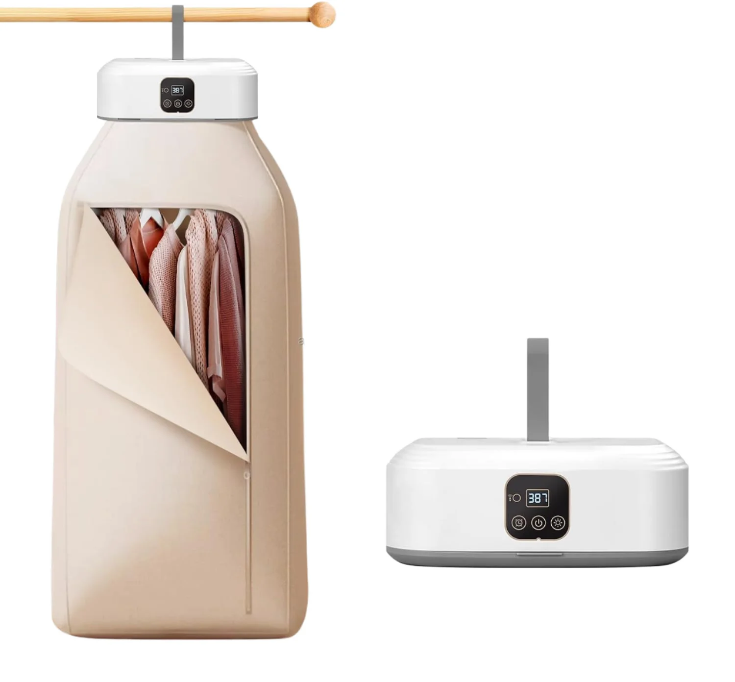 

2025 новейшая инновационная автоматическая портативная домашняя сушилка для одежды, складная конструкция, подвесная настенная сушилка для детской одежды