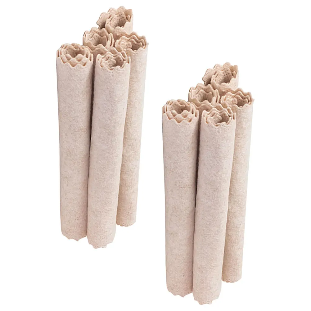 

10pcs Dish Cloths Absorbent Reusable Kitchen Cleaning Towels Wiping Duster Rags Microfiber Water Absorbing Lightweight
