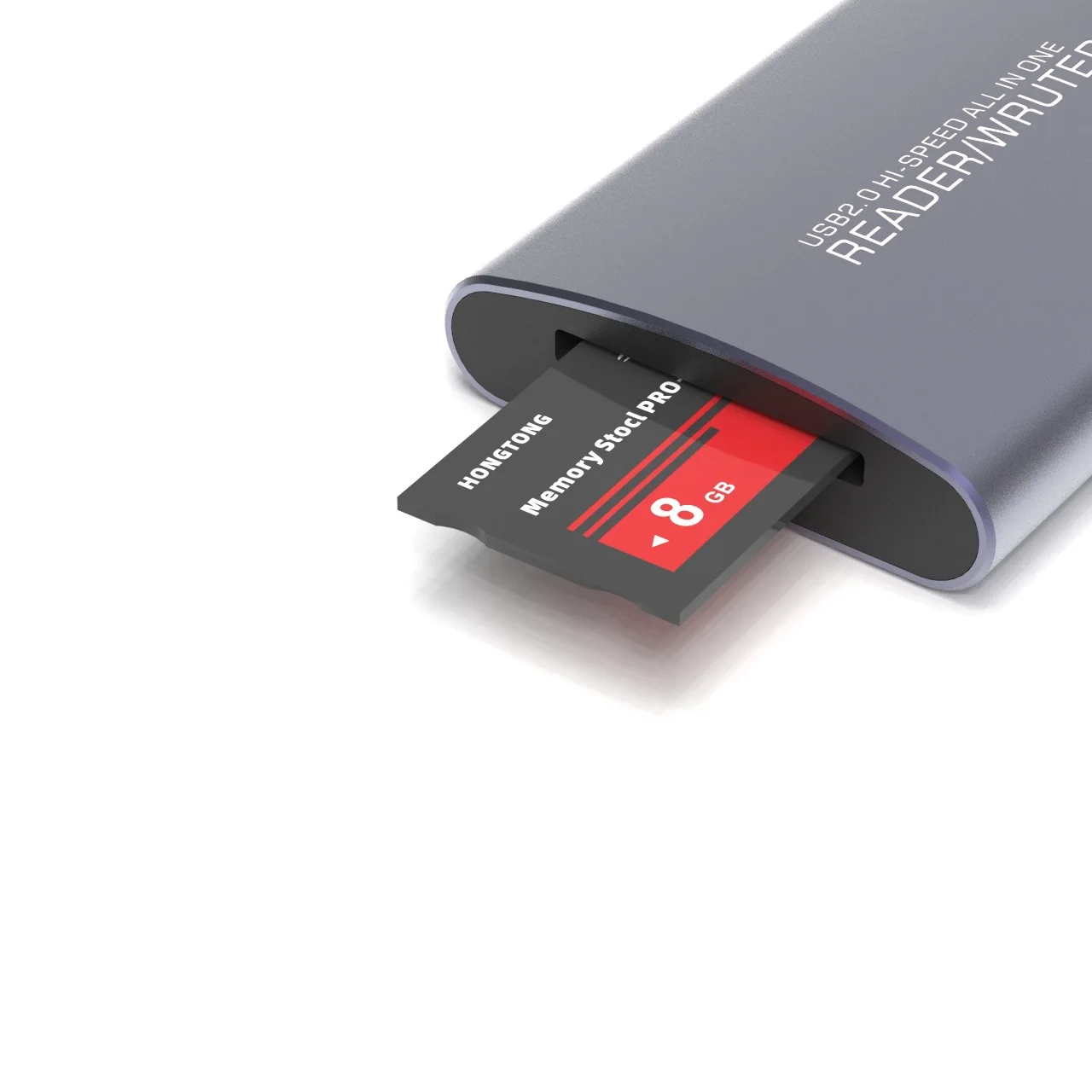 USB High-Speed Ms Multifunktionaler CF-Kartenleser, Sd-Aluminiumlegierung Tf-Computer Sechs-in-Eins-XD-Kartenleser