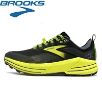 BROOKS Cascadia 16 Trail Running Shoes Men and Women Outdoor Mountain Marathon Running Shoes Non-slip Camping Trekking Sneakers