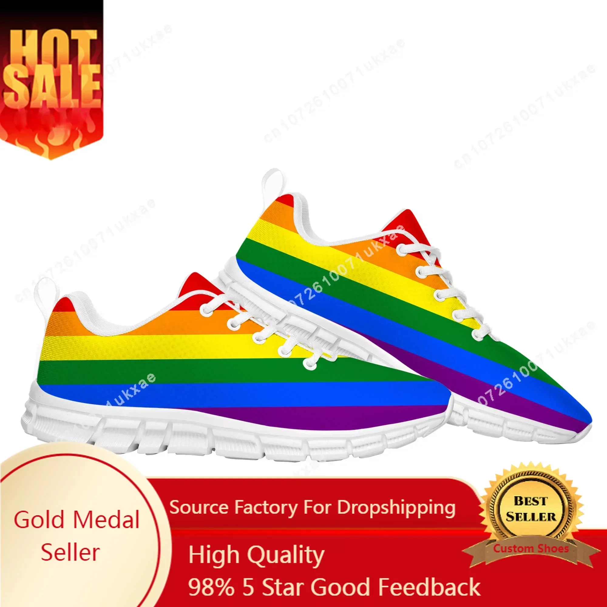 

LGBT ocmogic Pride rainbow Sports Shoes Mens Womens Teenager Kids Children High Quality Sneakers Parent Sneaker Customize Shoe