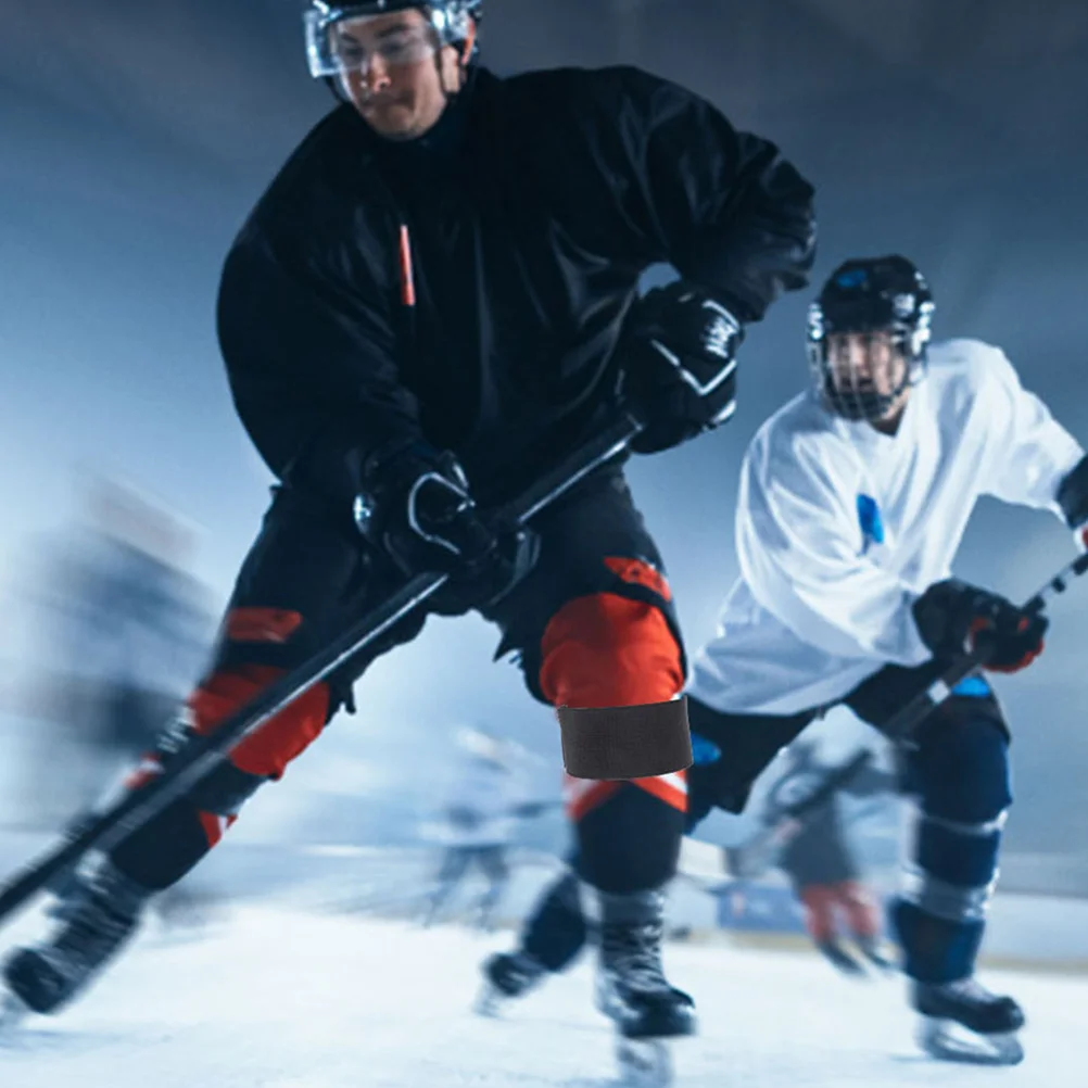 2 uds correas de Hockey canillera de campo calcetines protectores de patín poliéster adulto mujer hombre