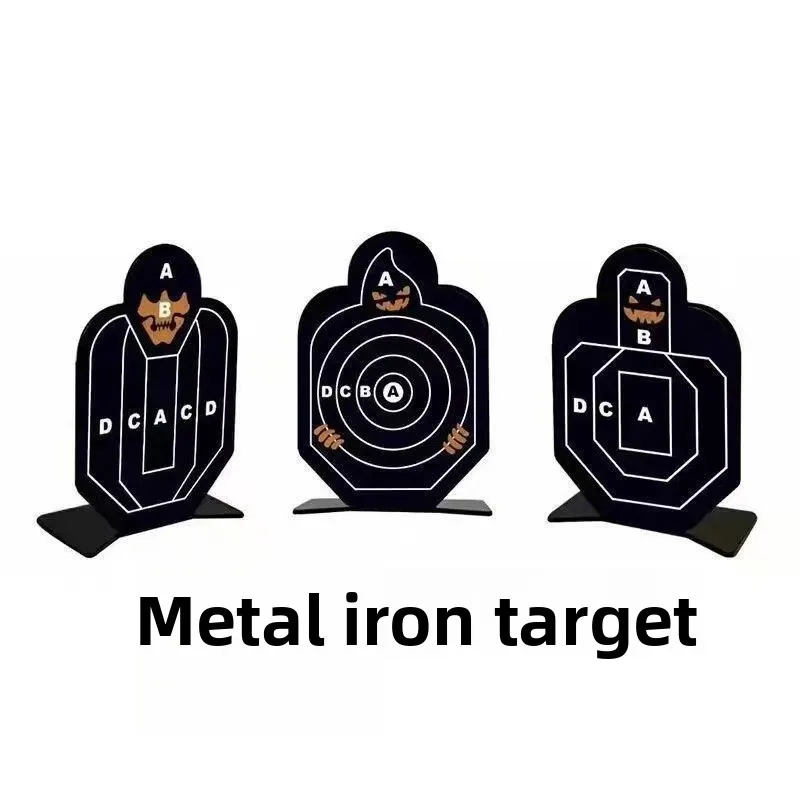 Mini Metal Stand Shooting Target Scoring Mark Design Portable Slingshot Hobby Training Practice Competition Accessory