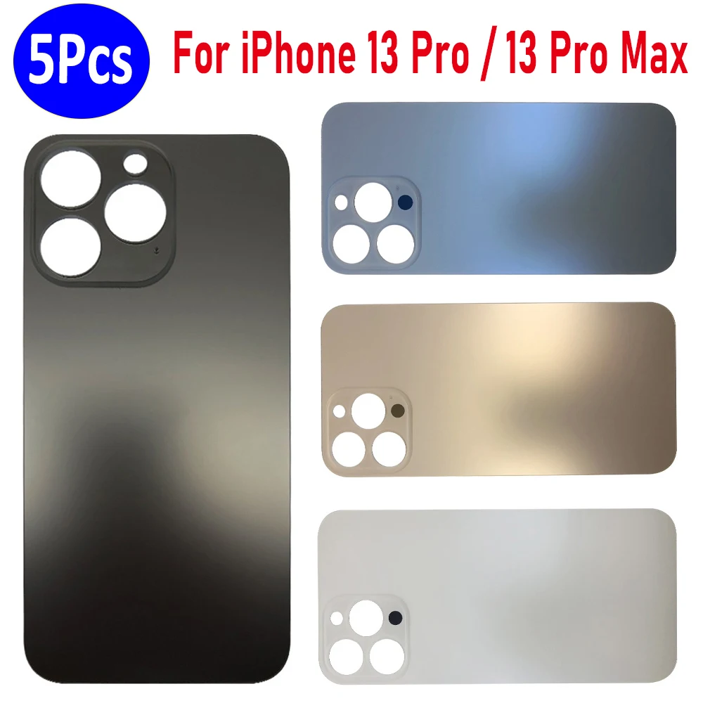 

5 шт., задняя крышка батарейного отверстия для iPhone 13 Pro / 13 Pro Max