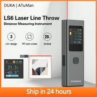 Mini Laser Rangefinder 40m DUKA ATuMan LS6 Distance Angle Meter Measuring Tools Portable Rechargeable Laser Line Marker