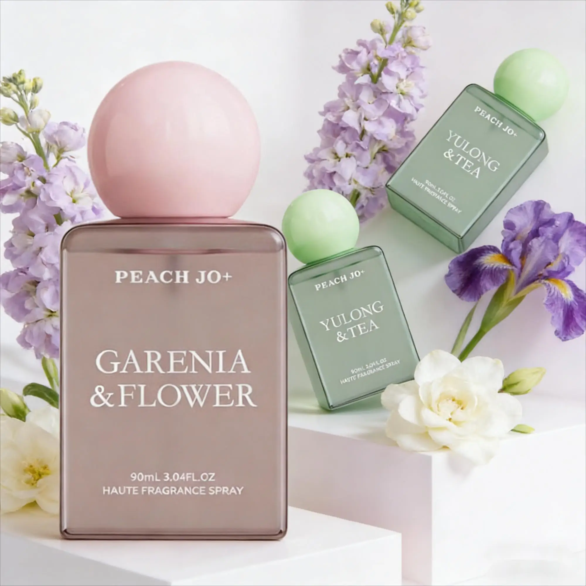 Perfume de Nicho para Mujer de 90 ml, Encuentro Romántico, Fragancia a Té Fresco, Aroma Floral Elegante y Duradero con Jazmín e Iris