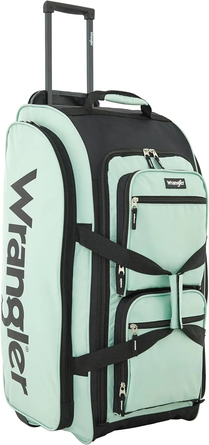 Large Rolling Duffel Bag with Wheels, Waterproof Travel Luggage for Men Women