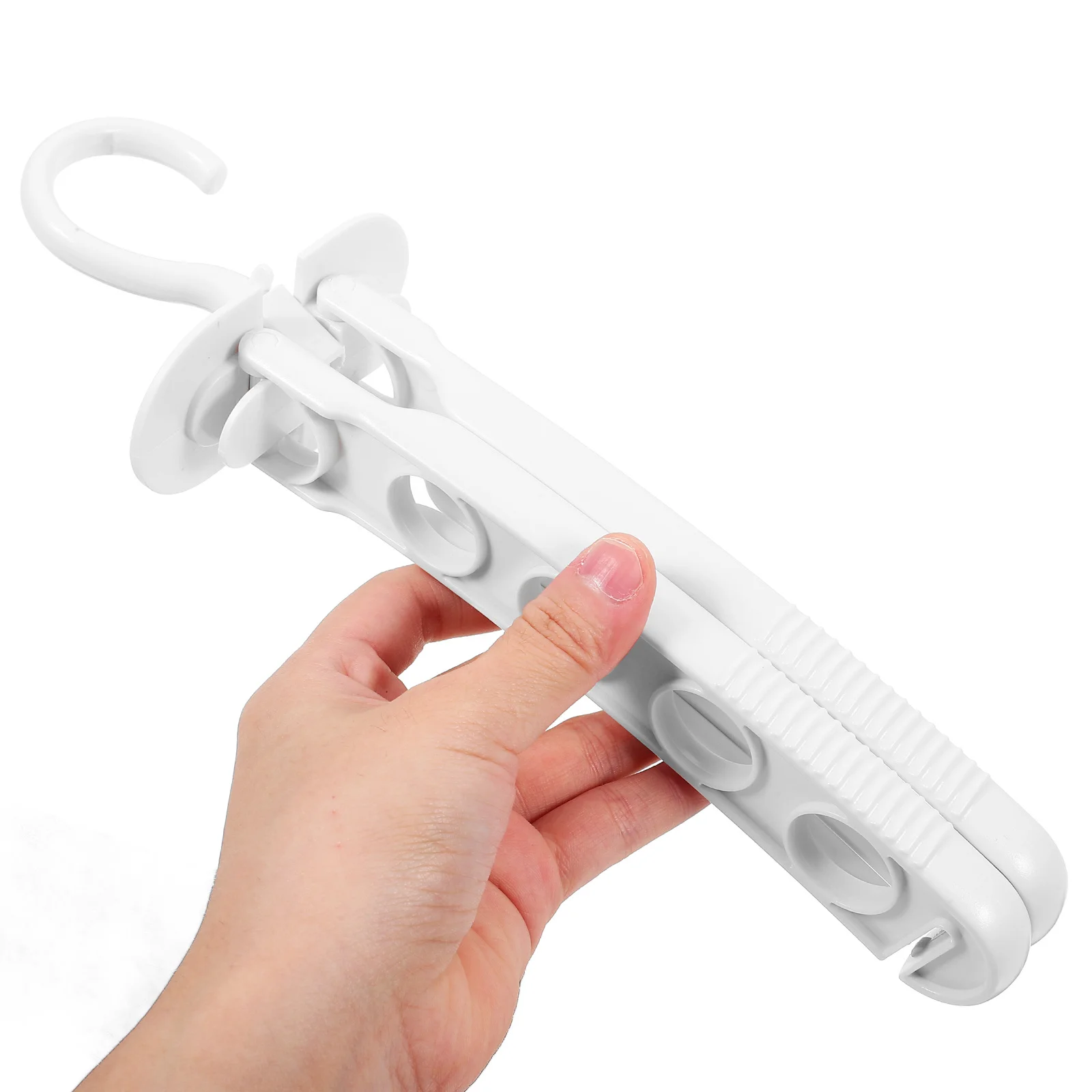 Appendiabiti pieghevole da viaggio Stendino per calzini pieghevole portatile Appendiabiti pieghevoli in plastica Salvaspazio per armadio