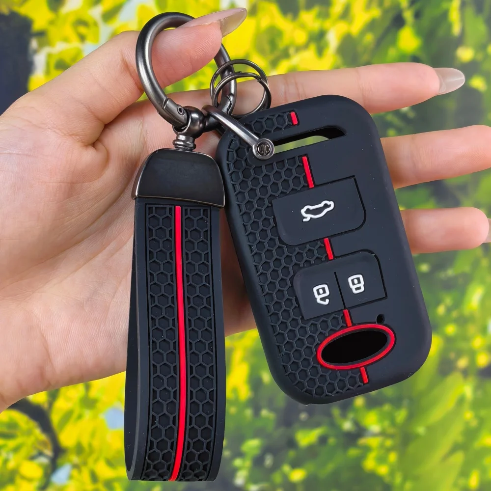 Silicone Remote Car Key Case Cover Holder For Chery Tiggo 4 Pro 2022 3 Pro Tiggo 8 7 5 4 3 5X Arrizo 5 Cheri Tigo Fob Protector