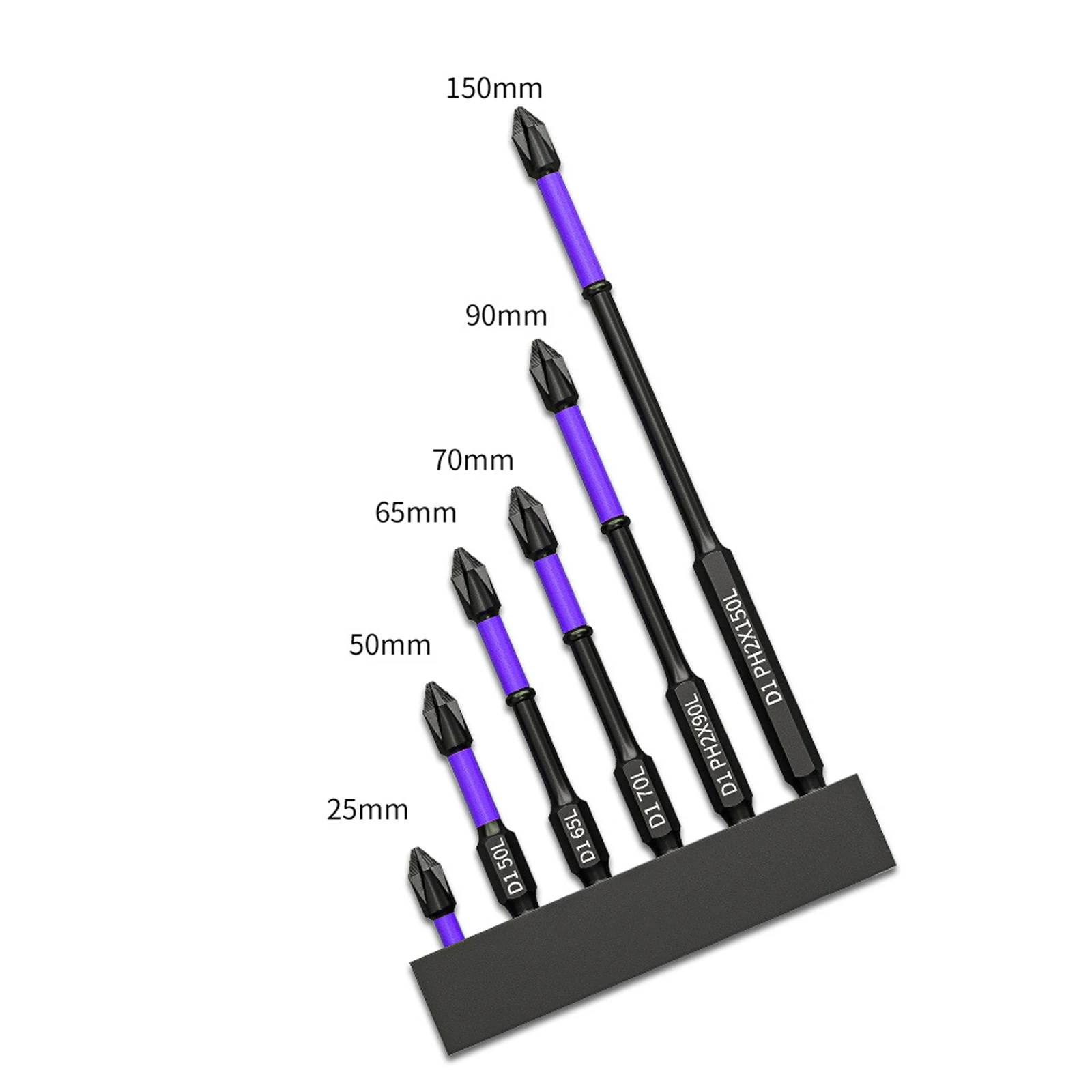 D1 Anti-Slip and Shock-Proof Bits Screwdriver Bits,High Hardness Strong Magnetic