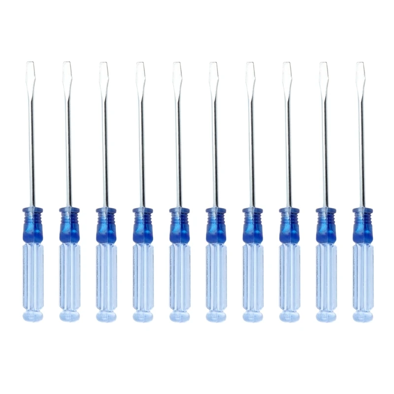 10Pcs/set 125mm Crystal Small  Screwdriver Cross/Slotted Screwdriver G32A