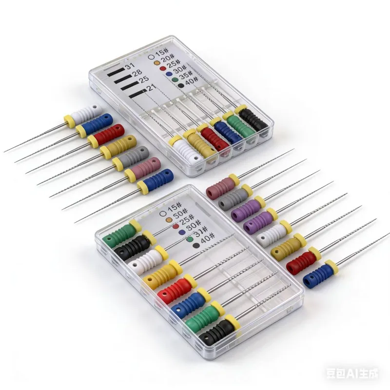 

10boxes Dental Hand Use K-Files 21/25mm Stainless Steel Endodontic Root Canal Files Dentist Tools Dental Files Lab Equipment