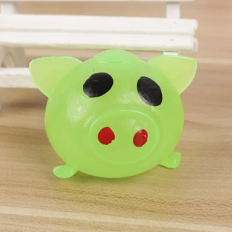 1pcs Vent Piggy Toy Jello Pig Cute Anti Stress Water Pig Ball Vent Toy Decompression Sticky Funny Gift Squeeze Toys