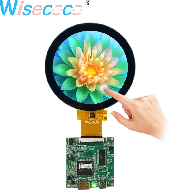 IPS 2.8 Inch TFT Touch LCD Round Display ST7701S Driver IC SPI RGB 40 PIN 480*480 Screen HDMI-compatible Board Wisecoco