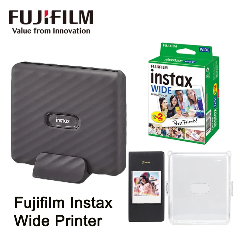 Fujifilm Instax Link Wide Printer Mobile Phone Photo Printer Bluetooth Connection Motion Control Print Together in Fun Mode