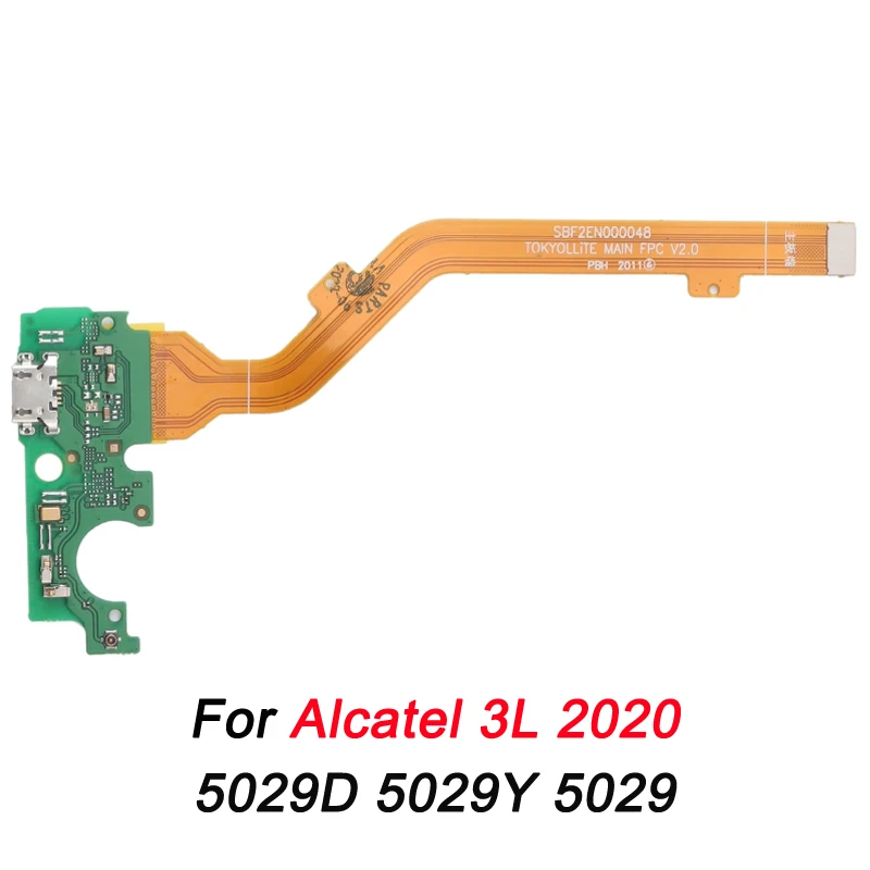 Charging Port Flex Cable For Alcatel 3C 2019 5006 5006G / Alcatel 3L 2020 5029D 5029Y 5029 / Alcatel 3X 2020 5061 5061U 5061A