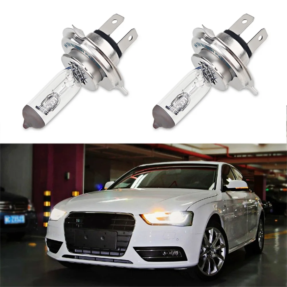 2pcs H4 12V 55W 4300K Halogen Car Light Bulbs Lamp Car Light Bulb Factory Price Car Styling Parking