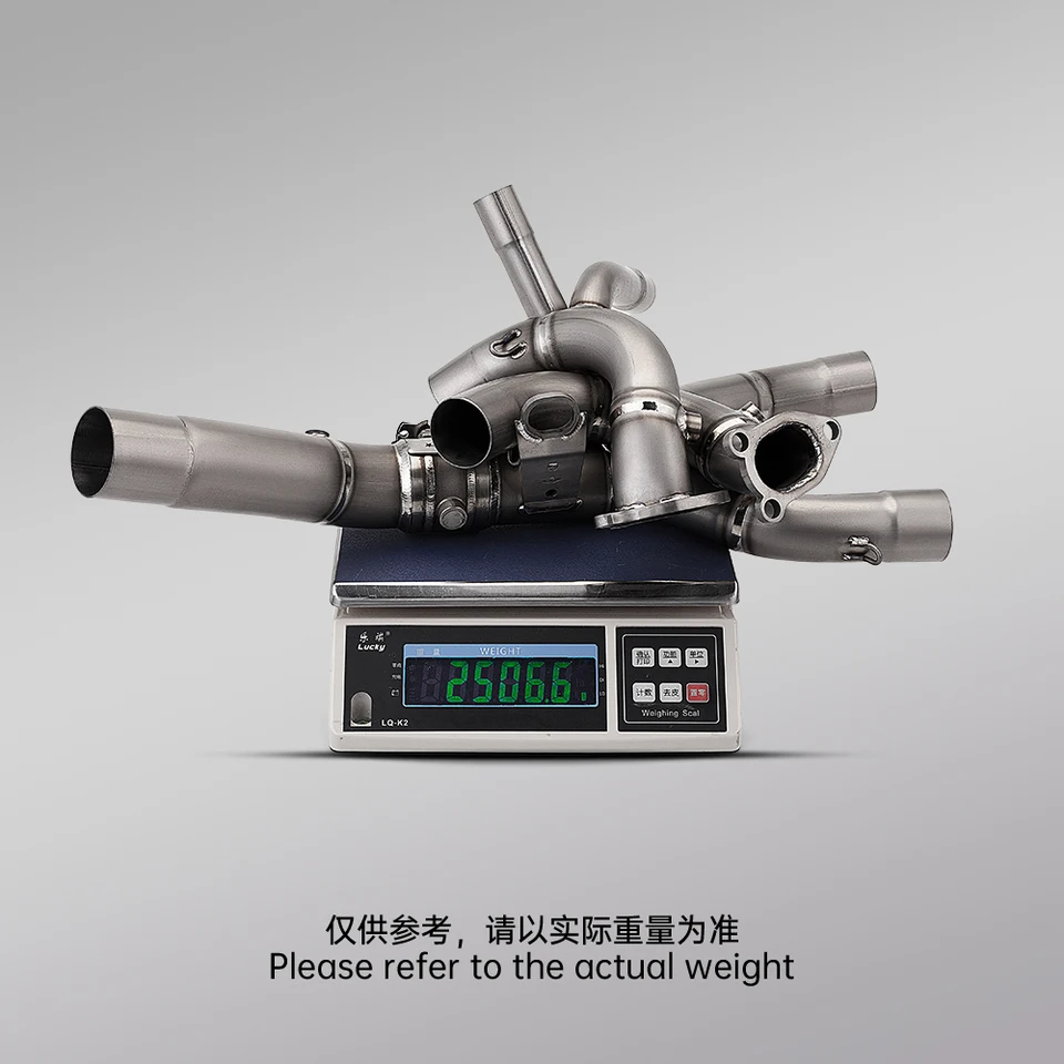 STLFSuitable for BMWs R1300GS R1300 Adventure Titanium Head Tube with 60mm Valve Exhaust System Exhaust Pipe