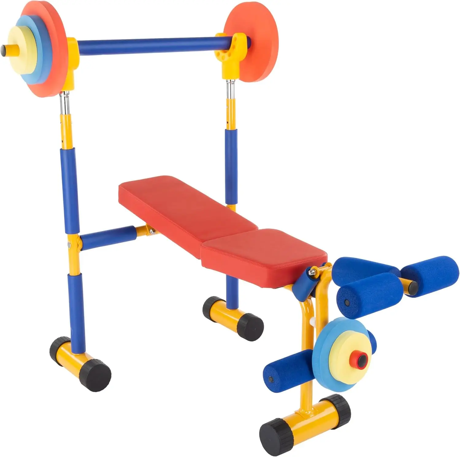 

Kids Exercise Bench & Barbell Set for Strength Training and Active Play