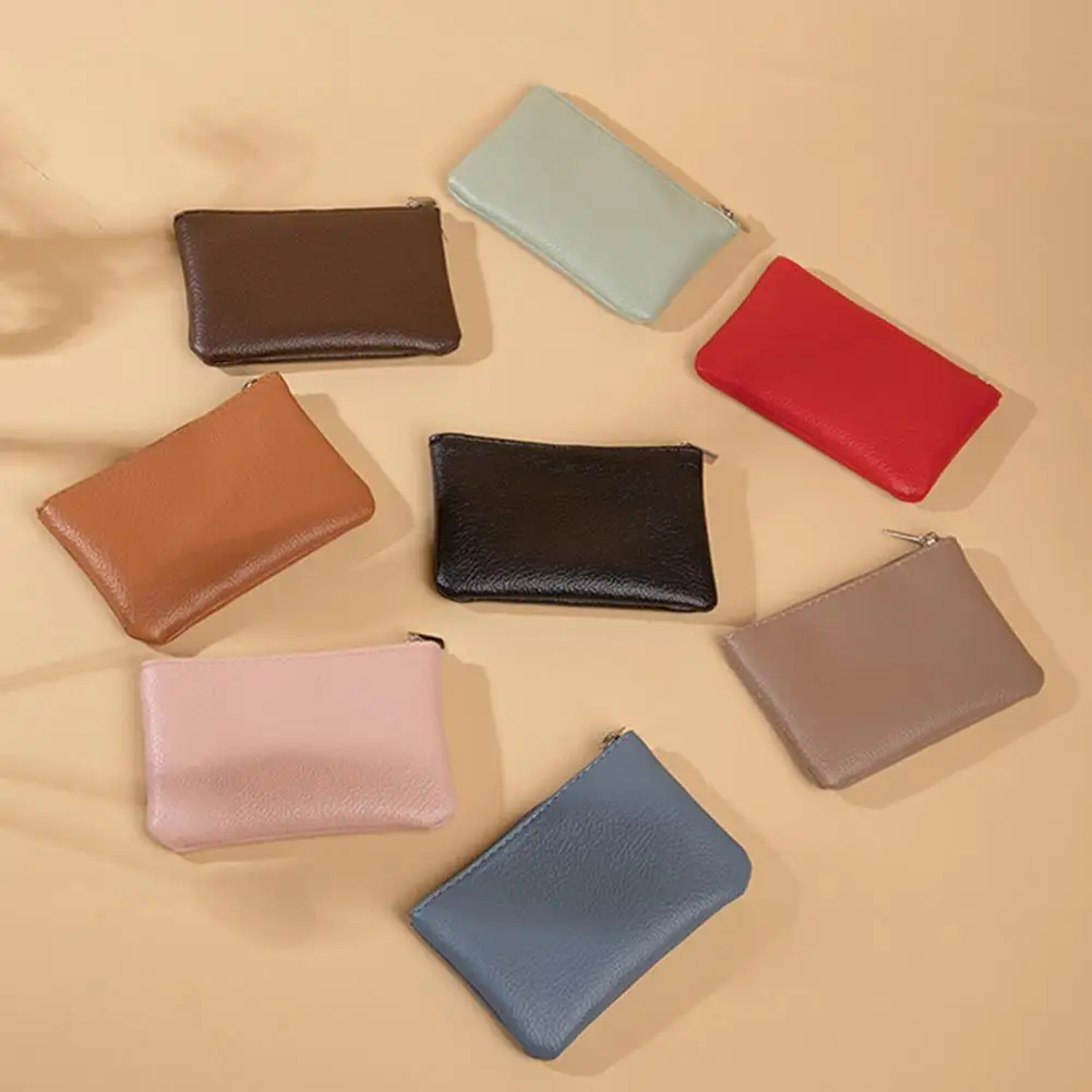 Fashion Slim Wallet  Short Solid Color Minimalist Wallet  Small Wallet Coin Purse Money Case