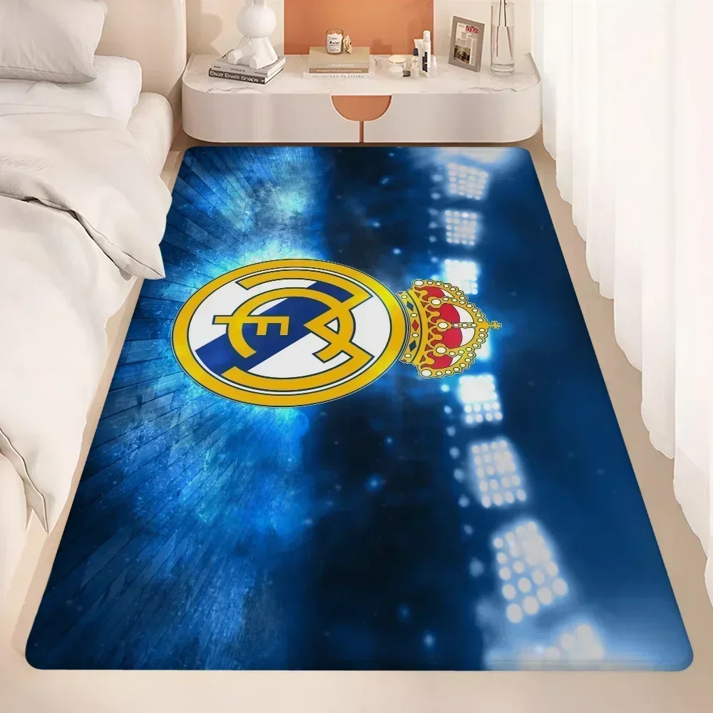 R-Real M-Madrid C-Club de Fútbol Entrance Door Mat Rectangle Anti-slip Home Soft Badmat Front Door Indoor Outdoor Mat Toilet Rug