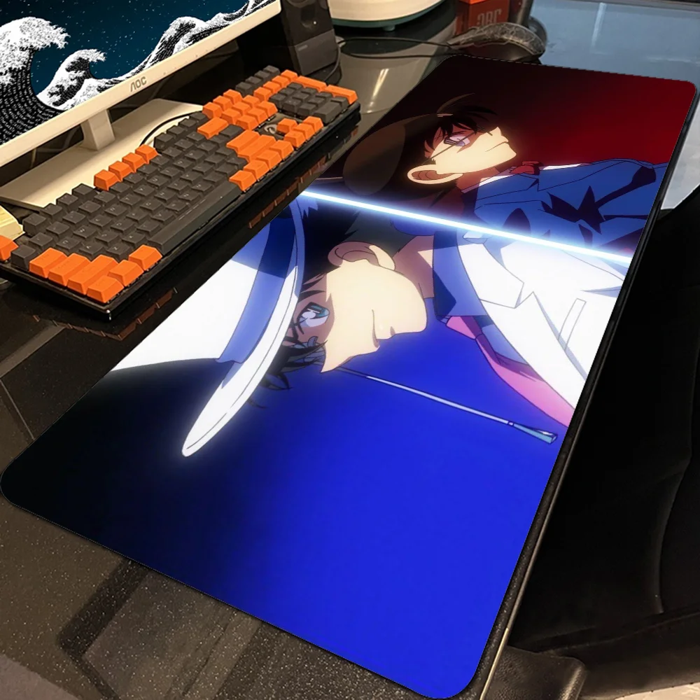 

Anime Detective Conan Mousepad girl pad Keyboards Mat Gaming mousepad Desk Mat Size for large Edge Locking Game Keyboard Pad