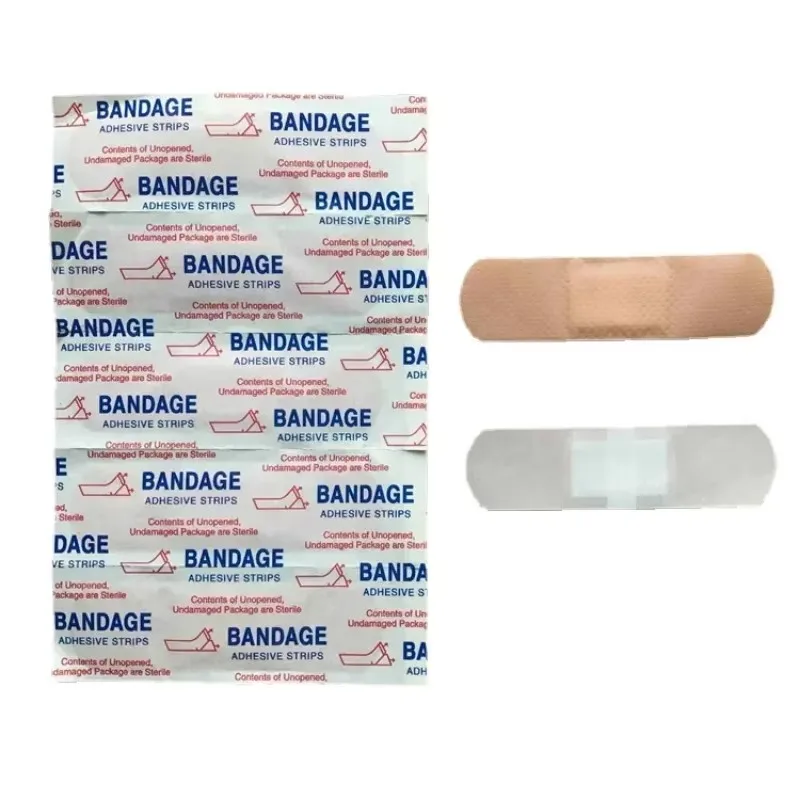 100-1000Pcs Band Aid, Waterproof Breathable Pad, Adhesive Plaster, Wound Hemostatic Patch, Emergency Bandage, Medical Gauze