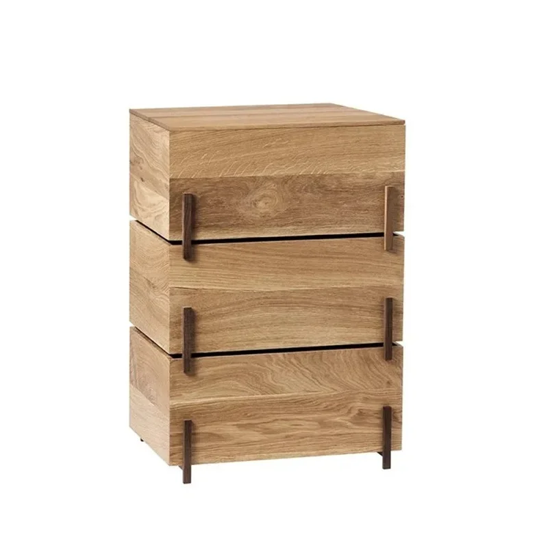 Japanese-style sofa snack sideboard, bedside table stackable chest of drawers, multifunctional storage cabinet