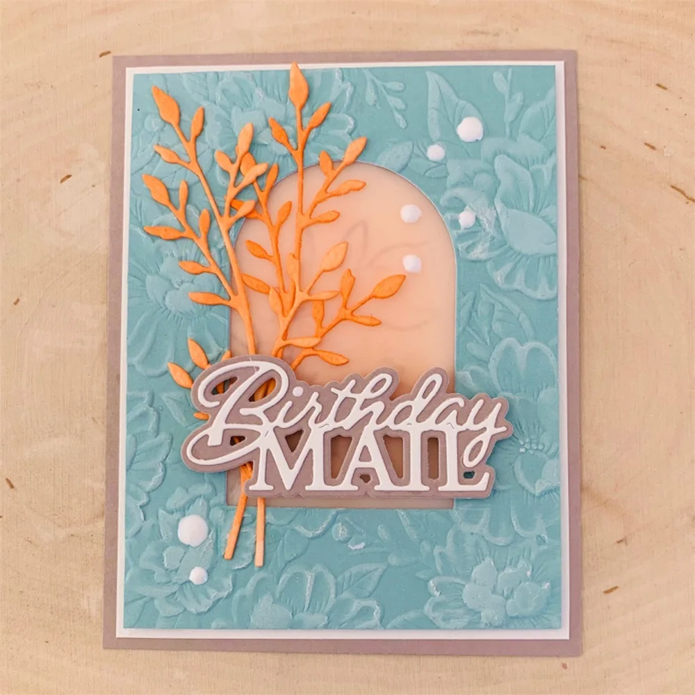 3D Embossing Folder Blossom Flowers for DIY Scrapbooking Adding Textured Paper Album Greeting Card Crafting Making Stencil