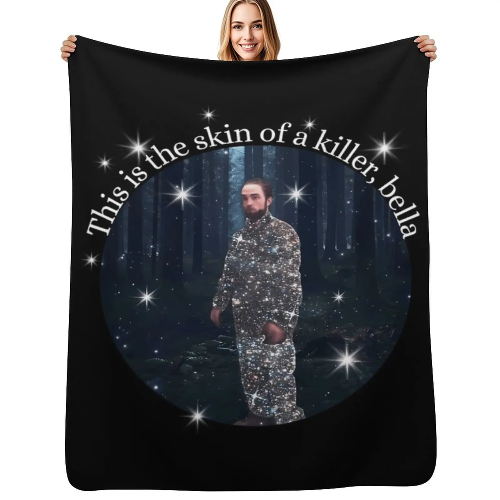 This Is The Skin Of A Killer Bella Meme This Is A Skin Of A Killer Bellabella This Is The Skin Of Throw Blanket