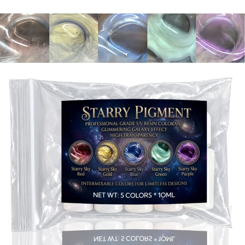 5 Colors Starry Sky Pigment Craft Coloring Colorant Halloween DIY Accessories For Professional Art Use