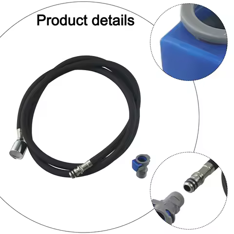 Home Improvement Kitchen Faucet Hose 1.5m Faucet Hose Metal Heads Resistant Easy Installation High Density Nylon