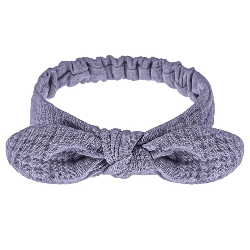 

J15U Baby Headdress Bows Turban Headbands Toddler Big Hair Bows Child Head Accessory