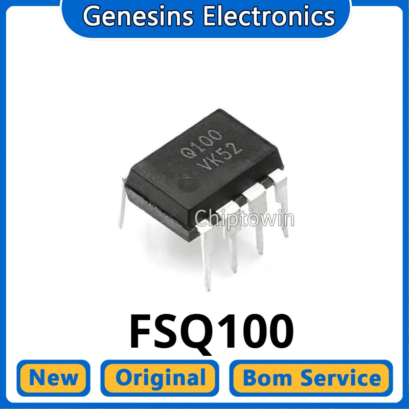 5/50/500 pcs Q100 FSQ100 DIP-8 Power Management IC W7