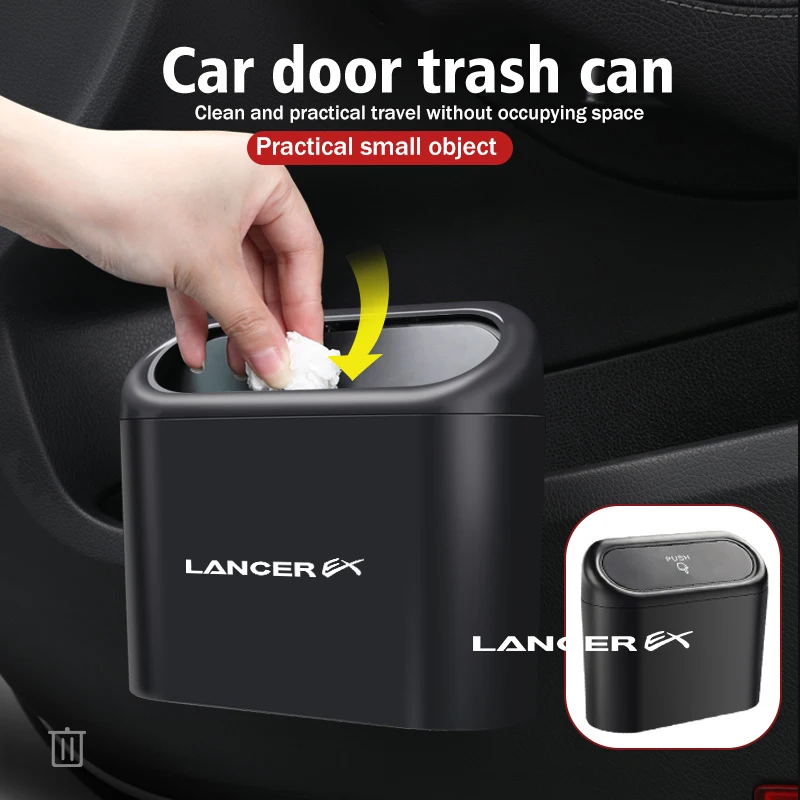 Универсальный автомобильный мусорный бак для хранения, универсальный чехол для мусора для Mitsubishi Lancer EX ASX L200 Eclipse Cross Pajero Sport Galant