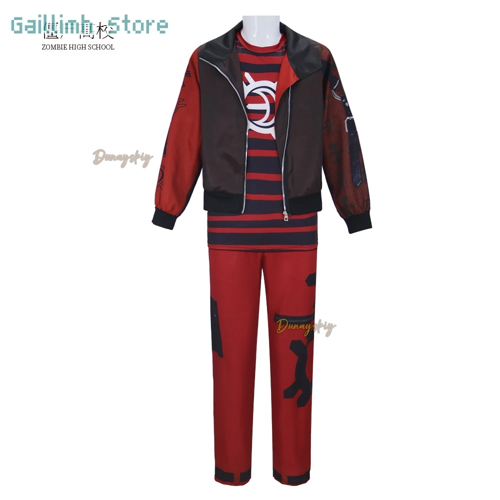 

Victor Zombiees 코스프레 Kids Nova Хэллоуин Косплей Куртка с длинными рукавами + футболка + брюки Куртка с длинными рукавами + футболка + брюки наряд