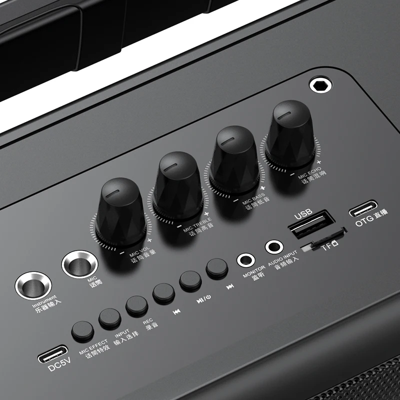 جديد محمول سوبر باس المتكلم 70 واط Shidu K6 الأزرق الأسنان موضة مضخم الصوت البلاستيك للنشاط في الهواء الطلق